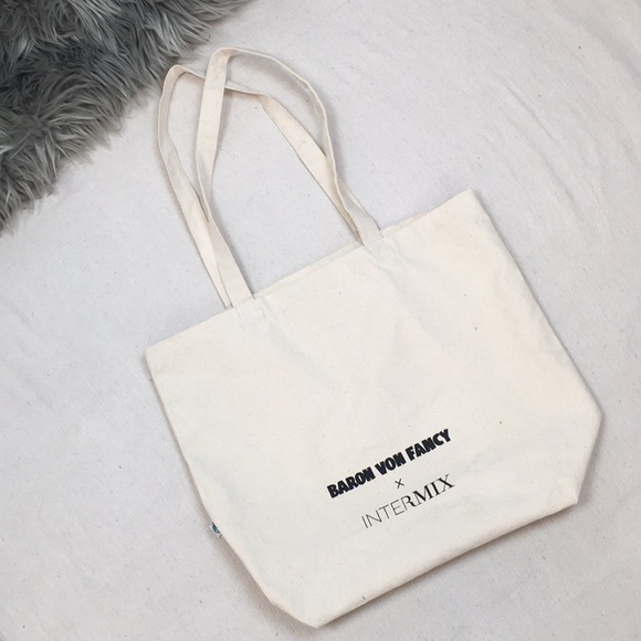 Baron Von Fancy Handbags - Baron Von fancy x Intermix Re-useable canvas tote